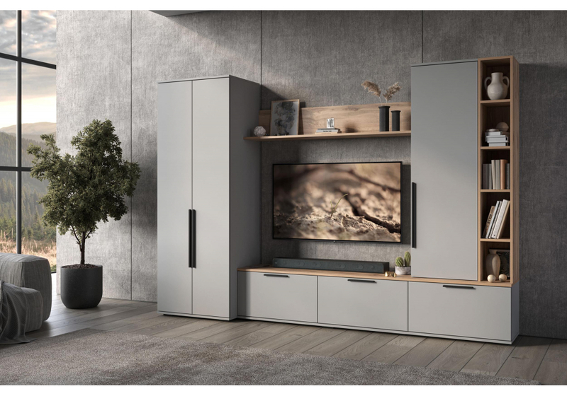 Шкаф, Филеста 2-ств. шиншилла серая