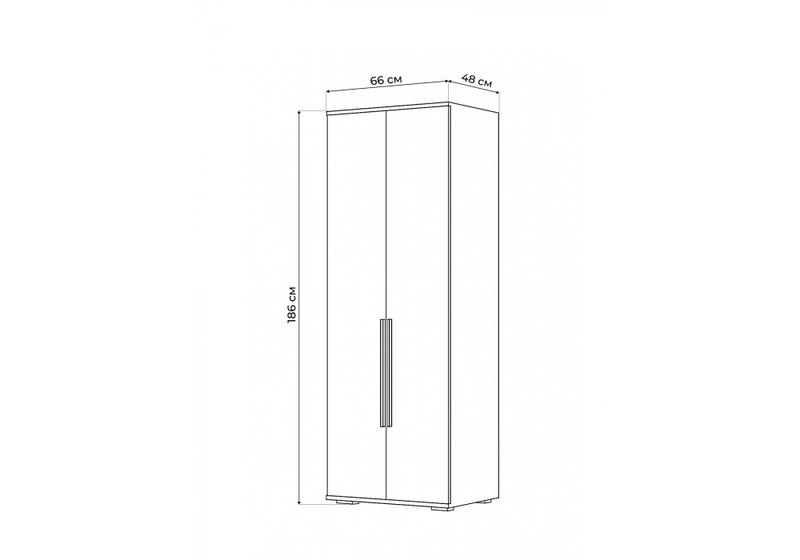Шкаф, Филеста 2-ств. кашемир