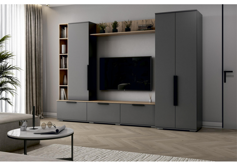 Шкаф, Филеста 2-ств. графит