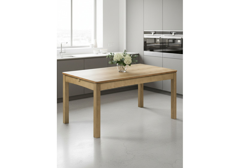 Стол деревянный, Аделик 120(170)x80 дуб