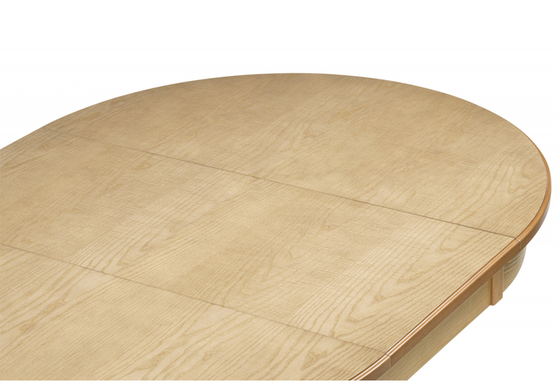 Стол деревянный, Орден 100(140)x100 круглый дуб