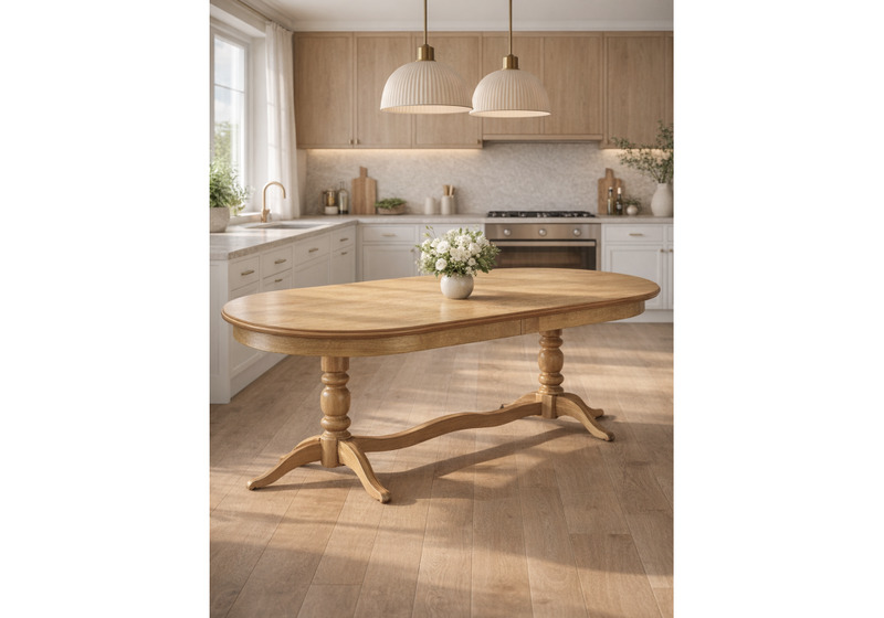 Стол деревянный, Дейвер 200(260)х100 дуб