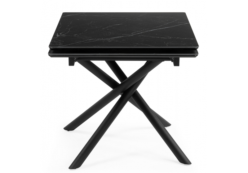 Керамический стол, Мэриан 120(180)х80 shakespeare black / черный