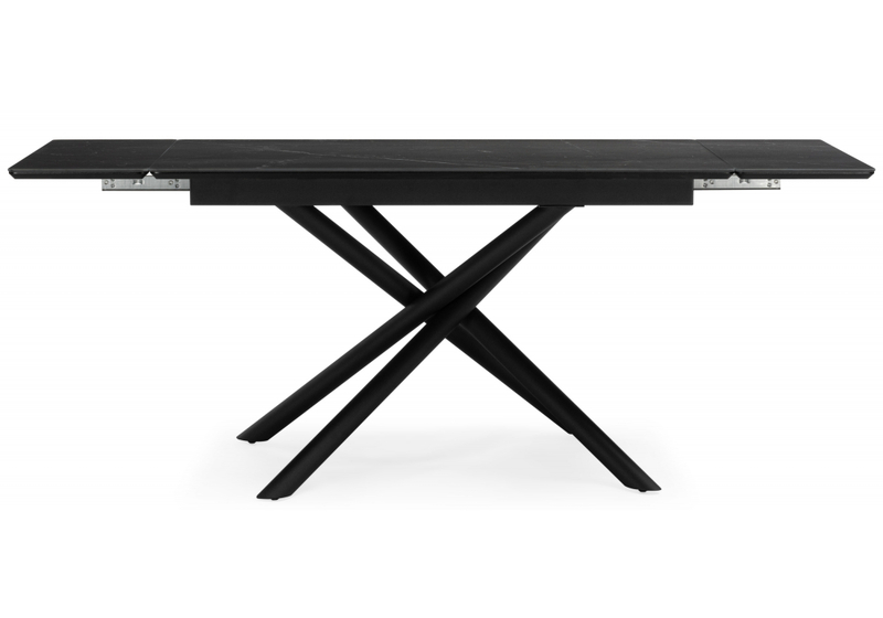 Керамический стол, Мэриан 120(180)х80 shakespeare black / черный