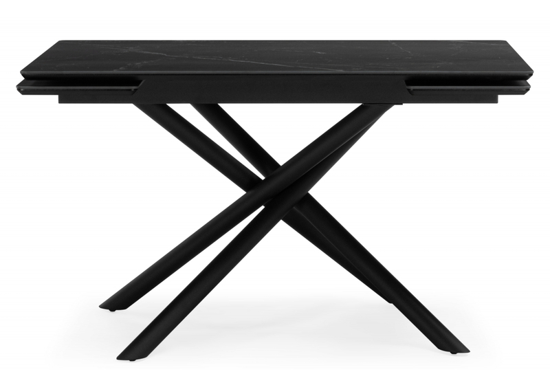 Керамический стол, Мэриан 120(180)х80 shakespeare black / черный