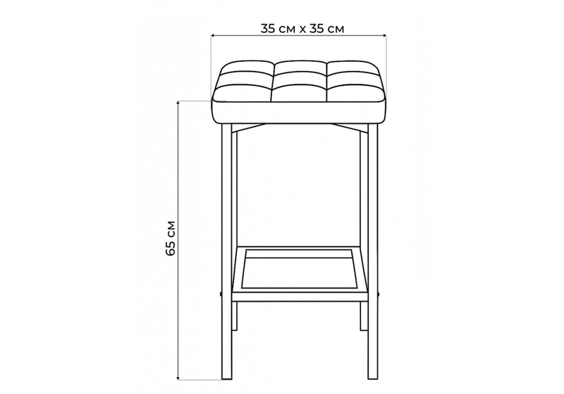 Барный стул, Лофт мадера 20 / белый матовый