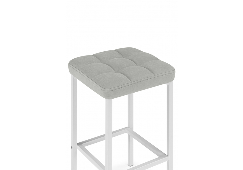 Барный стул, Лофт мадера 20 / белый матовый