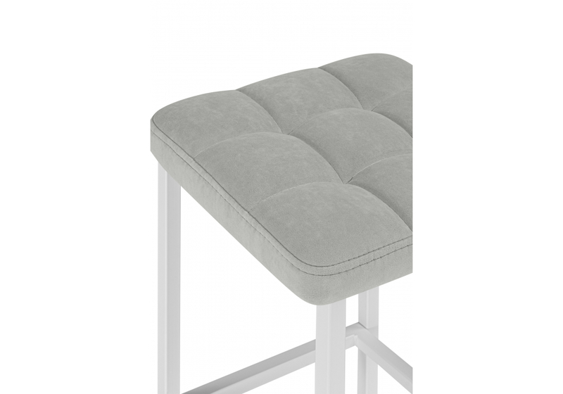 Барный стул, Лофт мадера 20 / белый матовый