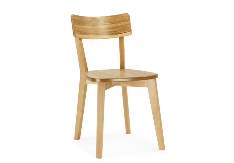 Стул деревянный, Линда жесткое сидение дуб / вивид дуб