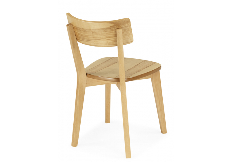 Стул деревянный, Линда жесткое сидение дуб / вивид дуб