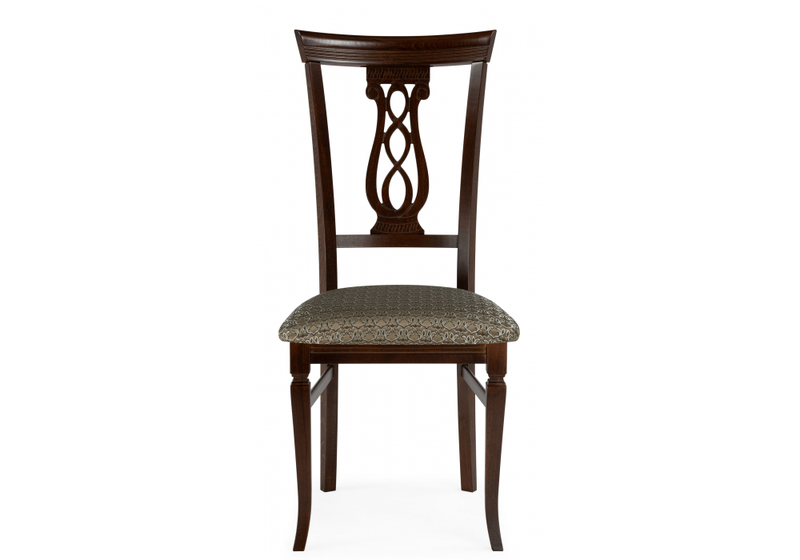 Стул деревянный, Флавиан лоди карамель / орех темный