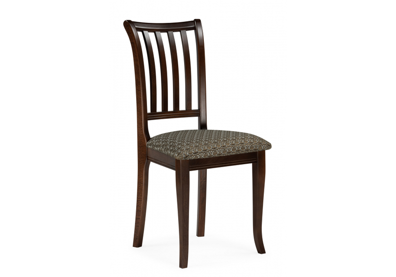 Стул деревянный, Фрезино лоди карамель / орех темный