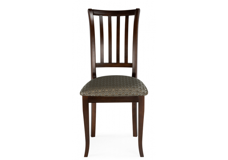 Стул деревянный, Фрезино лоди карамель / орех темный