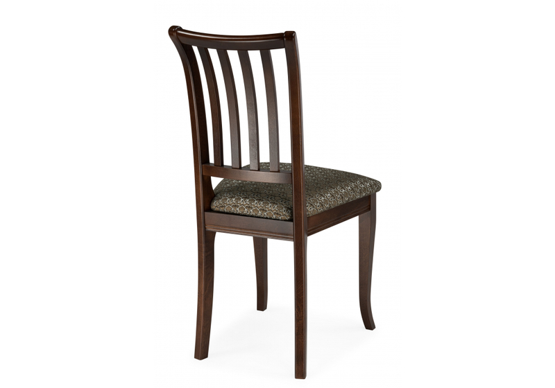 Стул деревянный, Фрезино лоди карамель / орех темный