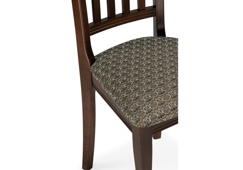 Стул деревянный, Фрезино лоди карамель / орех темный