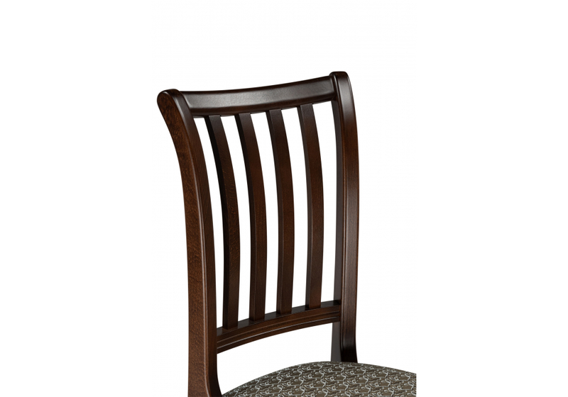 Стул деревянный, Фрезино лоди карамель / орех темный