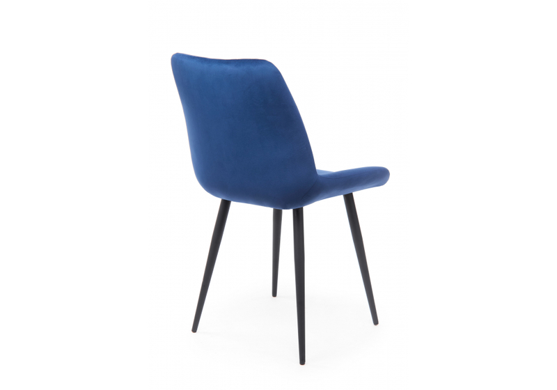 Стул на металлокаркасе, Седа синий (zd 798) / черный np