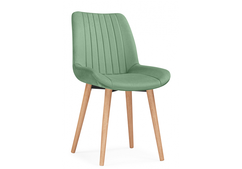 Стул деревянный, Седа фисташковый (zd 651) / светлое дерево np