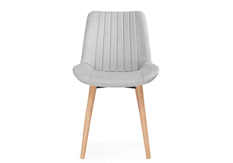 Стул деревянный, Седа светло-серый (zd 960) / светлое дерево np