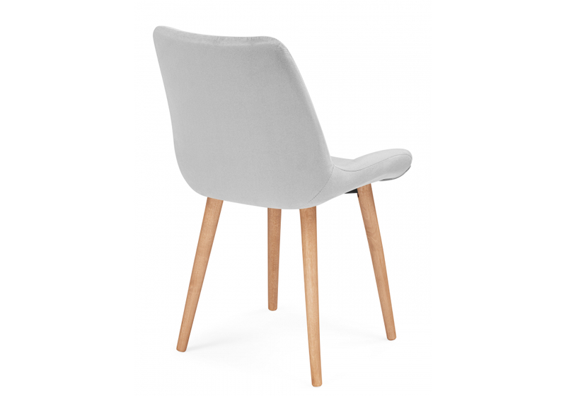 Стул деревянный, Седа светло-серый (zd 960) / светлое дерево np