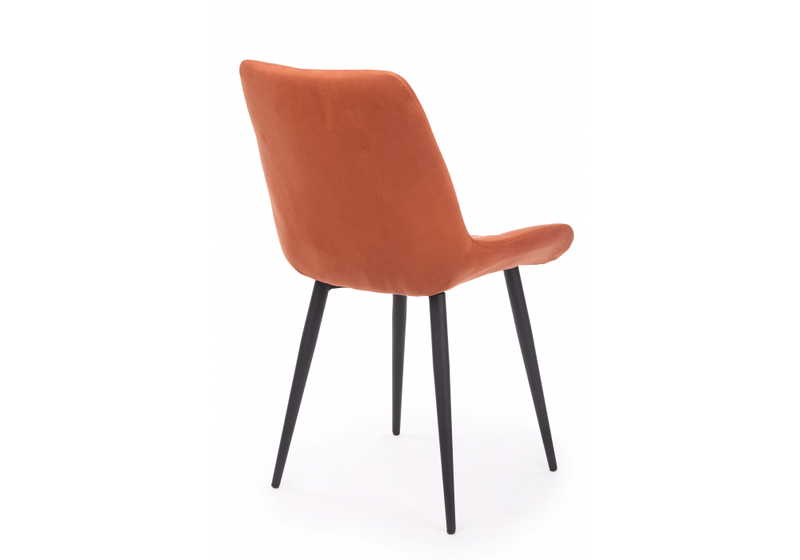 Стул на металлокаркасе, Челси К терракотовый (zd 432) / черный np