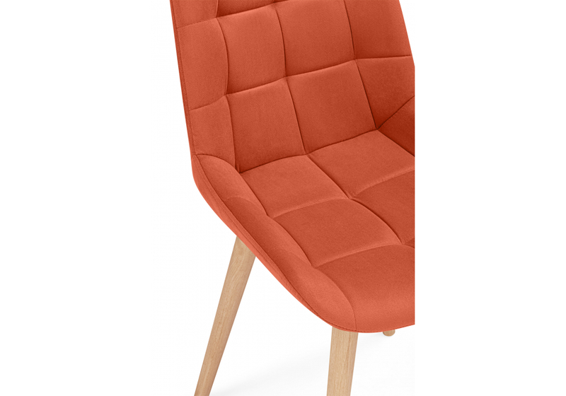 Стул деревянный, Челси терракотовый (zd 432) / светлое дерево np