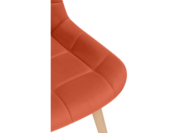 Стул деревянный, Челси терракотовый (zd 432) / светлое дерево np
