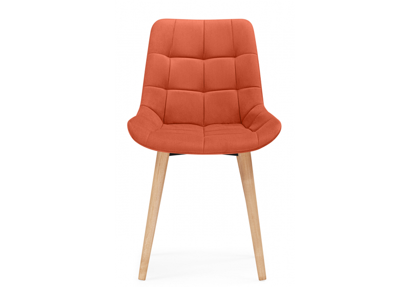 Стул деревянный, Челси терракотовый (zd 432) / светлое дерево np