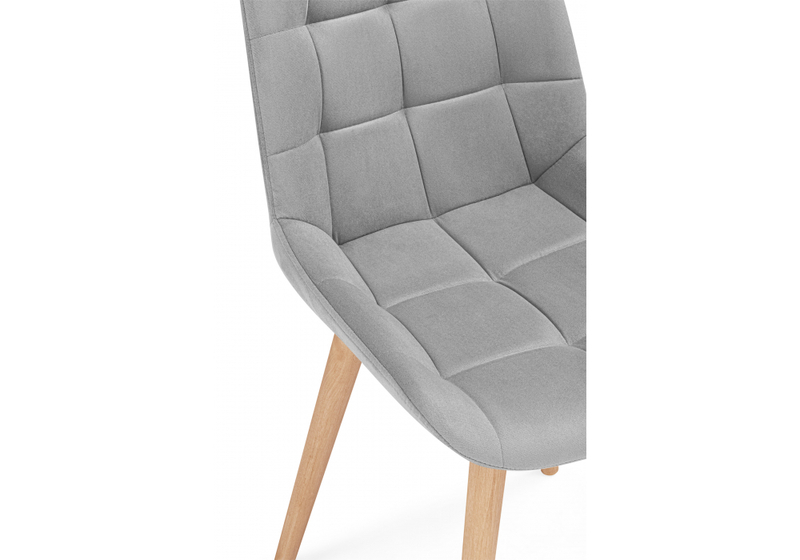 Стул деревянный, Челси светло-серый (zd 960) / светлое дерево np