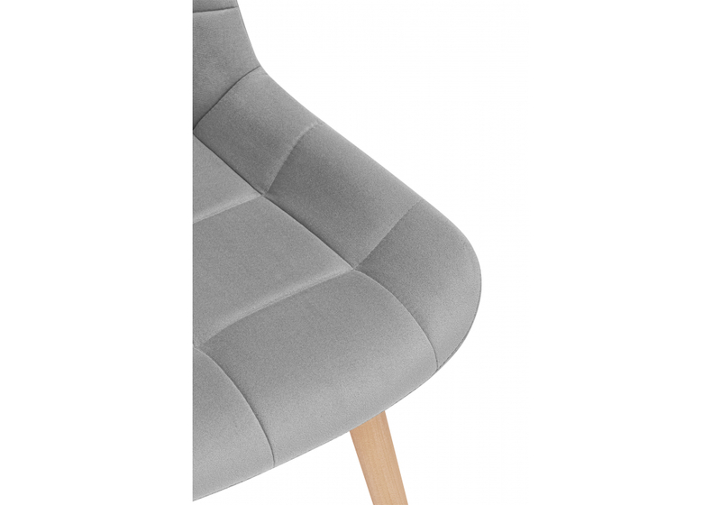 Стул деревянный, Челси светло-серый (zd 960) / светлое дерево np