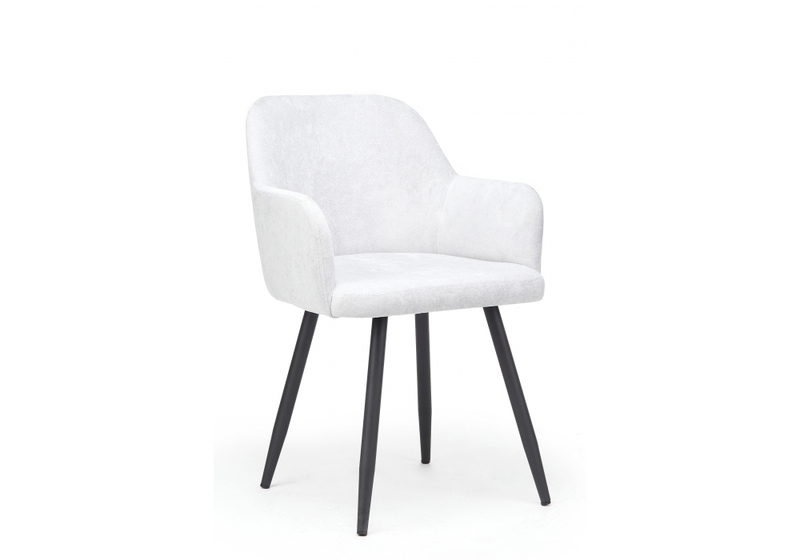 Стул на металлокаркасе, Инфини светло-серый (ocean 021) / черный