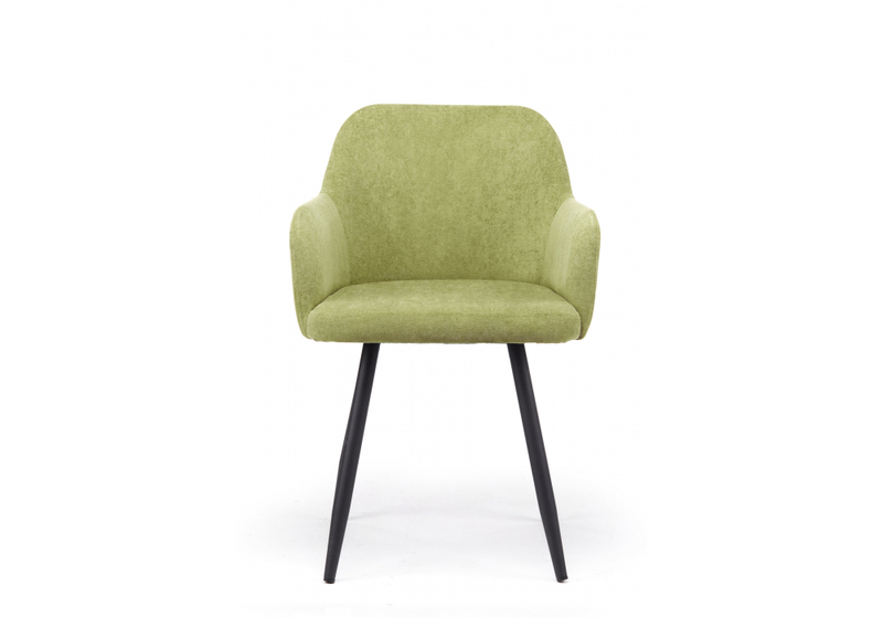 Стул на металлокаркасе, Инфини зеленый (ocean 013) / черный