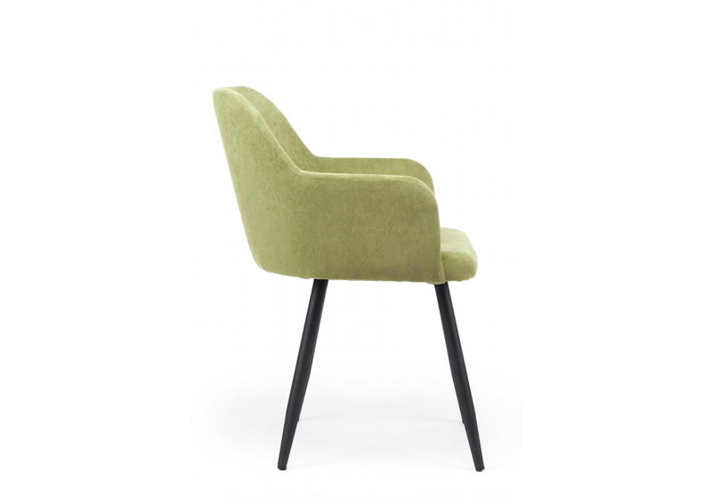 Стул на металлокаркасе, Инфини зеленый (ocean 013) / черный