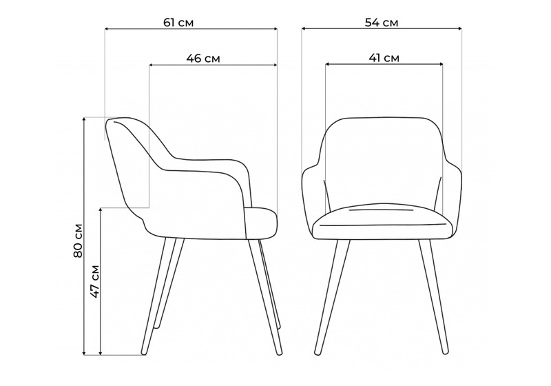Стул деревянный, Инфини горчичный (ocean 016) / светлое дерево
