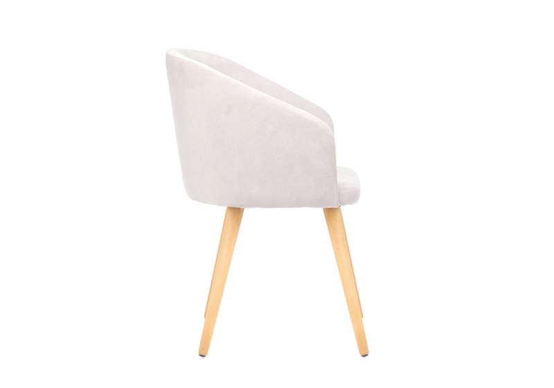 Стул деревянный, Монер светло-серый (glory 36) / светлое дерево