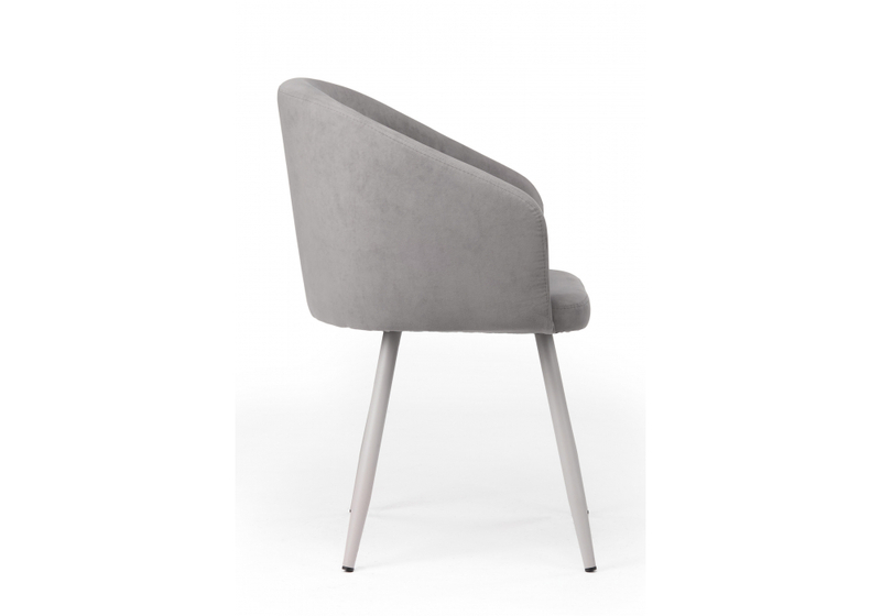 Стул на металлокаркасе, Монер темно-серый (glory 20) / серый