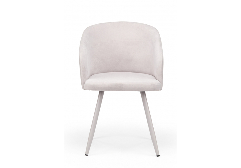 Стул на металлокаркасе, Монер светло-серый (glory 36) / серый