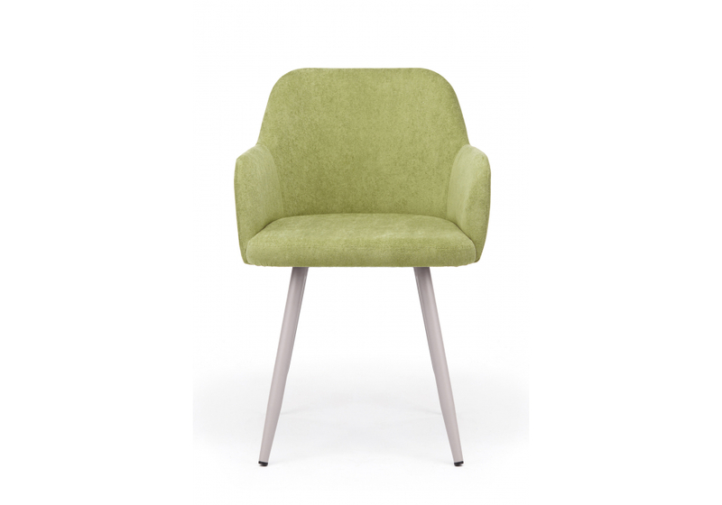 Стул на металлокаркасе, Инфини зеленый (ocean 013) / серый