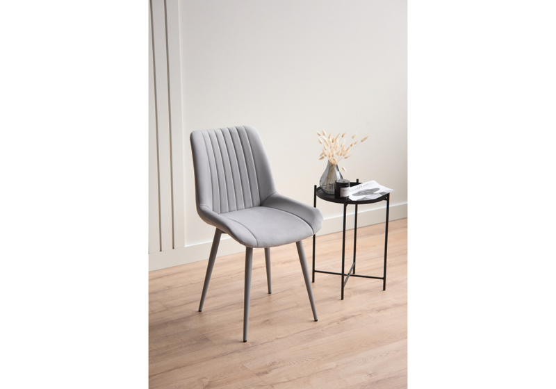 Стул на металлокаркасе, Седа светло-серый (zd 960) / серый np