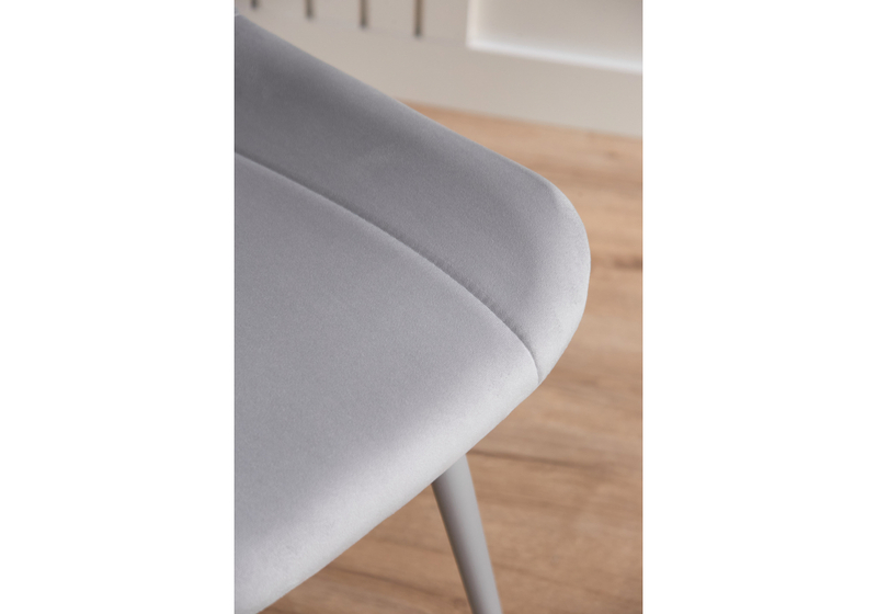 Стул на металлокаркасе, Седа светло-серый (zd 960) / серый np