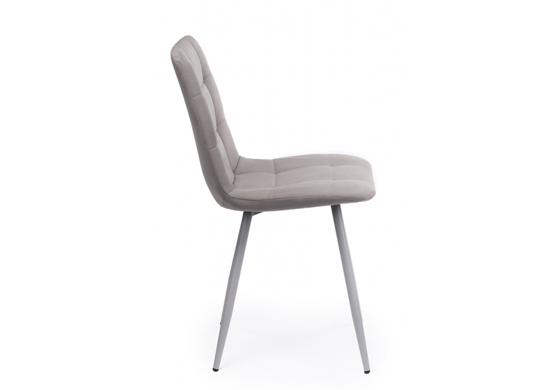 Стул на металлокаркасе, Чилли латте / серый