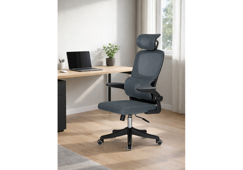 Офисное кресло, Sprut темно-серый / черный