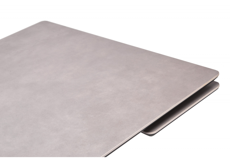 Керамический стол, Вилли 140(200)х80 carmen light grey / черный