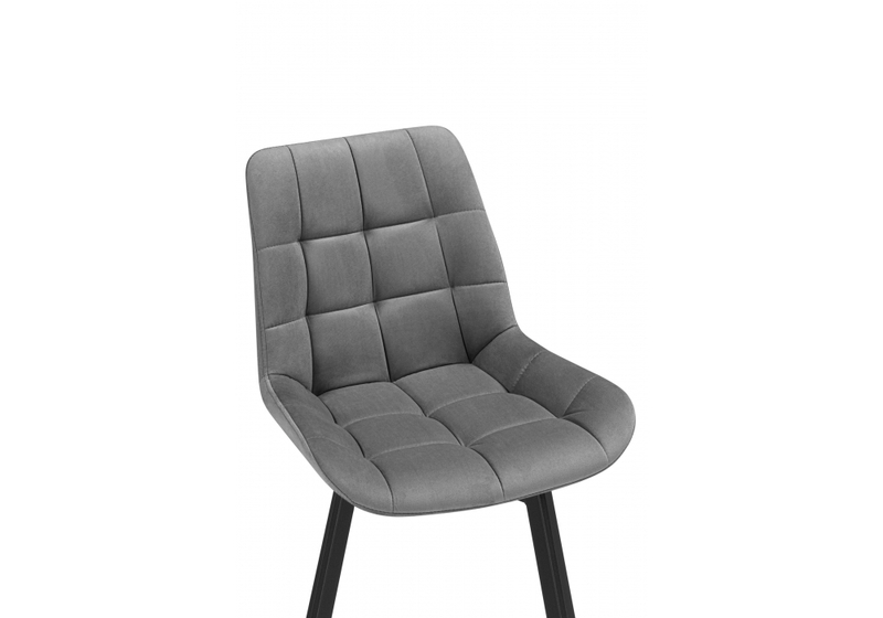 Стул на металлокаркасе, Челси 360 светло-серый (ZD 960) / черный