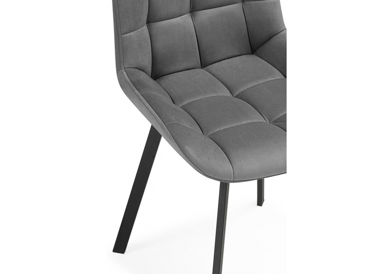 Стул на металлокаркасе, Челси 360 светло-серый (ZD 960) / черный