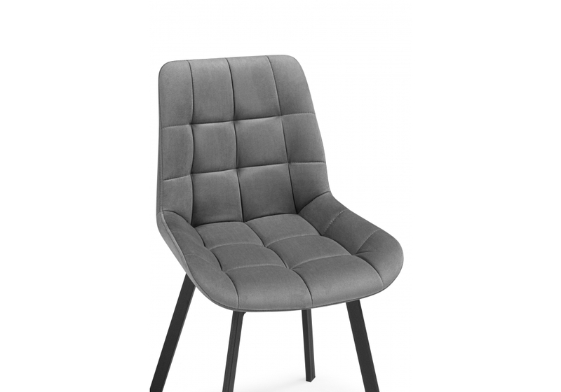 Стул на металлокаркасе, Челси 360 светло-серый (ZD 960) / черный