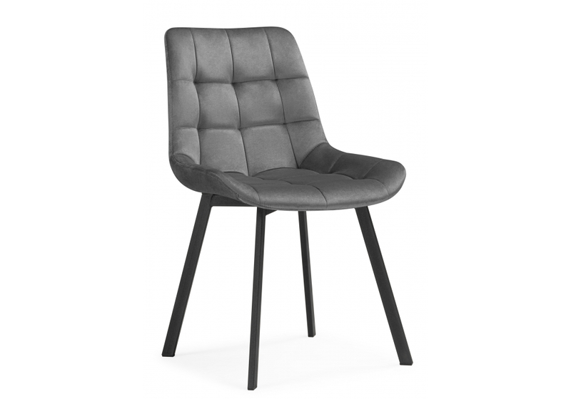 Стул на металлокаркасе, Челси 360 светло-серый (ZD 960) / черный