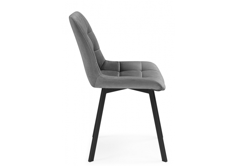 Стул на металлокаркасе, Челси 360 светло-серый (ZD 960) / черный