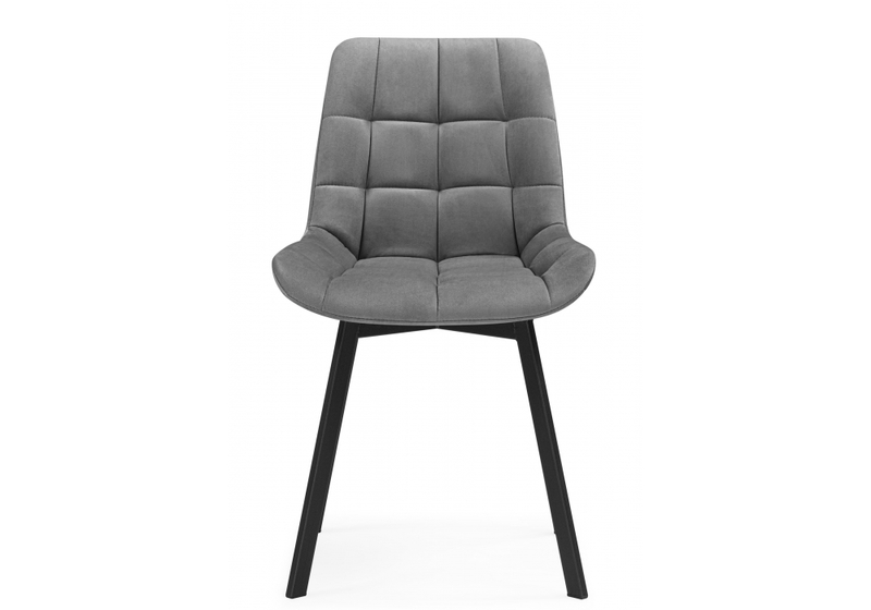 Стул на металлокаркасе, Челси 360 светло-серый (ZD 960) / черный