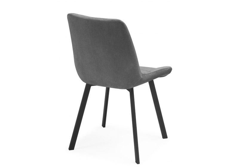 Стул на металлокаркасе, Челси 360 светло-серый (ZD 960) / черный